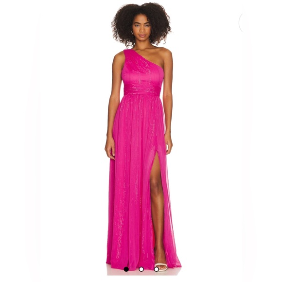 NWT Likely‎ One-Shoulder Nixon Gown - Picture 1 of 2